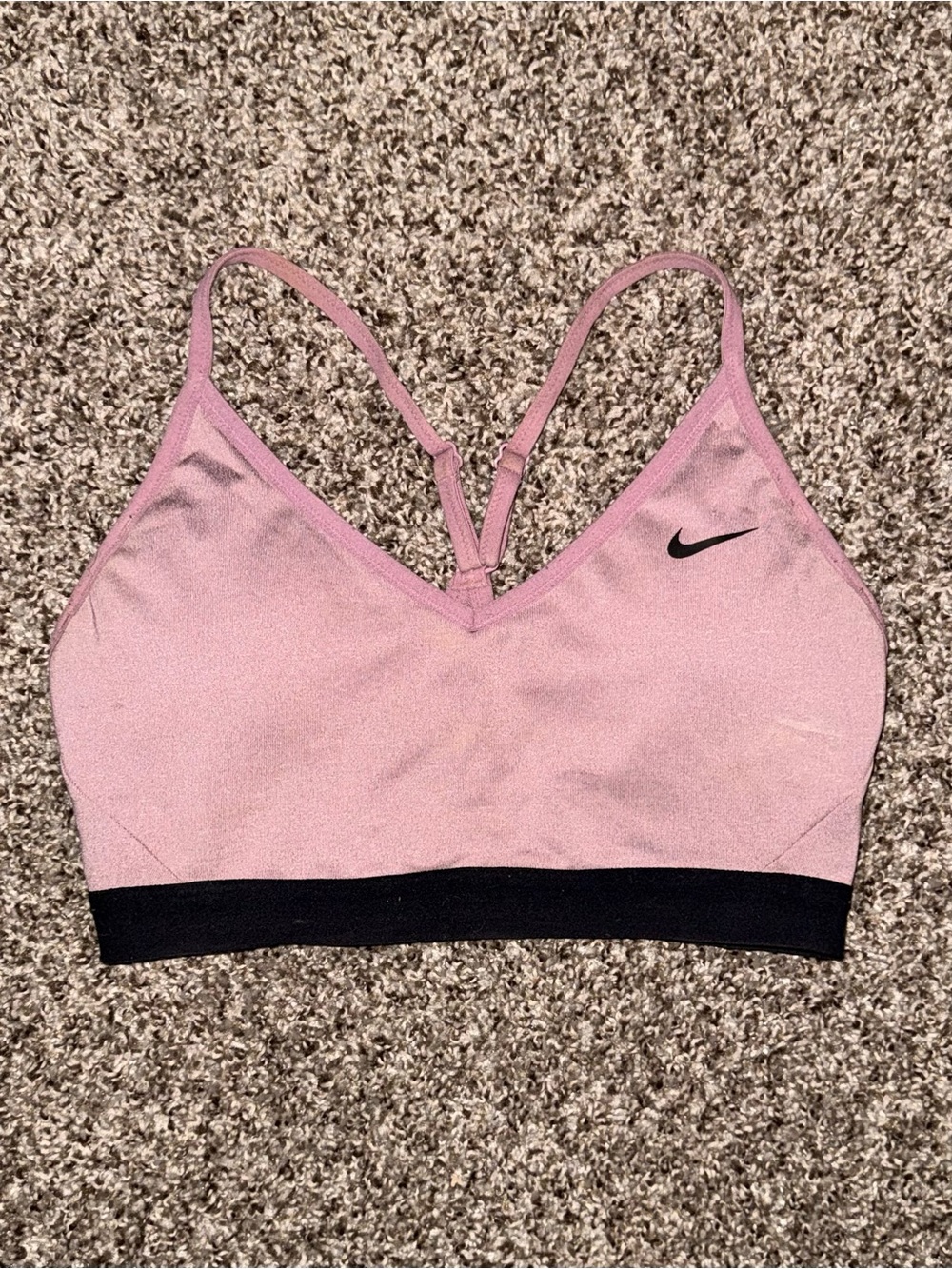 Women’s M Nike Dri-FIT Indy Light Support Sports Bra Muave